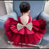 Lux Dress - Priority Shipping Dresses Little Palace Store Child-2 Burgundy